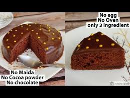 Lockdown Chocolate Cake With 1 Minute Frosting Only 3 Ingredient No Chocolate Cocoa Cocoa Powder Recipes Cake Recipe Without Baking Powder Easy Chocolate Cake