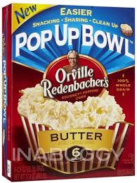 Enjoy a delicious snack that?s ready in minutes. Orville Redenbacher S Pop Up Bowl Butter 6pk 492g Concord Foods Toronto Gta Grocery Delivery Inabuggy