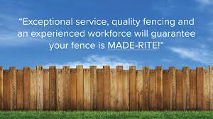 Let us find the best deal on fencing for you. Made Rite Fence Company Home Facebook