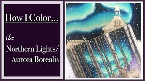 Realistic 3d vector illustration, set. How I Color The Northern Lights Aurora Borealis Youtube