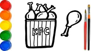 Mewarnai telur rebus merupakan tradisi paskah. Mau Sáº¯c Va Há»™p Váº½ Kfc Kfc Cho Tráº» Em Drawing For Kids Kfc Kfc Box