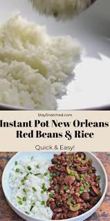 Instant Pot New Orleans Red Beans And Rice Video In 2020 Instant Pot Dinner Recipes Easy Rice Recipes Red Beans And Rice Recipe Easy