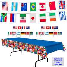 Although you might feel like you're stuck for questions to ask, all you need are amusing and entertaining topics to draw from. Buy International Flags Party Decorations International Flags Tablecover 23 Ft Pennant Flag Banner Toothpick Flags 50 And Countries Of The World Trivia Questions Online In Uzbekistan B079r63v8b