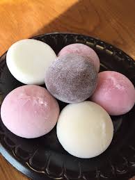 Home Made Mochi Tasting Chocolate Vanilla And Strawberry Aesthetic Food Cafe Food Love Food