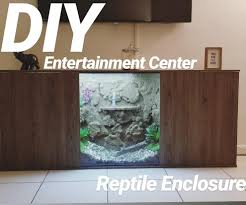 The cabinet is tall and narrow, making it ideal for a chameleon that wants to climb. Reptile Enclosure Entertaiment Center 10 Steps With Pictures Instructables