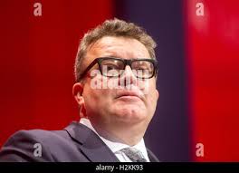 Deputy Leader Tom Watson speaks during the Labour Party conference in  Brighton. Picture date: Tuesday September 26th, 2017. Photo credit should  read: Matt Crossick/ EMPICS Entertainment Stock Photo