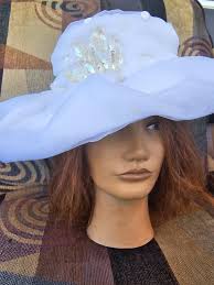 White Beauty Hat Tea/beach/wedding Women Hat by Deborah New York Used Great  Condition