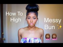 Hair bun updo top knot adjustable clip in synthetic hair extensions black. How To High Messy Bun With Clip In Hair Extensions Raquelbianka Youtube