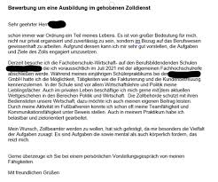 Wie Findet Ihr Diese Bewerbung Polizei Bewerbungsschreiben