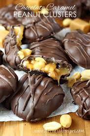 The softness of the caramels is mainly a result of the cream. Chocolate Caramel Peanut Clusters Let S Dish Recipes