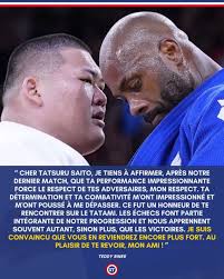 Ces mots, ce sont les mots d'un champion qui a rendu la France tout entière  heureuse et fière. Ces mots illustrent les valeurs du judo, "les huits  valeurs du code moral" que