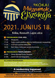 Székesfehérvár évek óta résztvevője a múzeumok éjszakája programsorozatának. Muzeumok Ejszakaja 2021 Koka