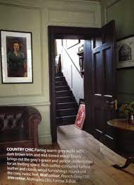 Farrow And Ball Mahogany Trim Hh Jan 2014 Warm Grey Walls Grey Walls Craftsman Cottage