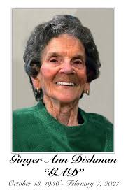 Ginger Ann Dishman “GAD”