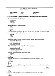 Soal fiqih kelas 3 semester 2 dan kunci jawaban peranti guru from lh5.googleusercontent.com we did not find results for: Contoh Soal Uas Mts Fiqih Kelas 7 8 9 Lengkap Kurikulum 2013 Uts 2 Fiqih 8 B