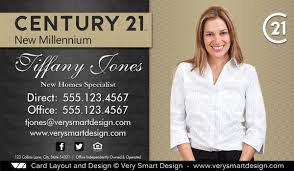 Most of our real estate business card orders ship within 24 to 72 hours and arrive within two to five days (depending on the shipping option you choose). New Logo Business Cards For Century 21 Real Estate Agents In Usa 2b Gold And Dark Gray