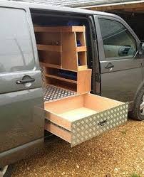 Campervan Big Drawer Van Storage Diy Van Storage Ideas Van Organization