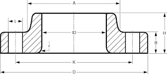 Lap Joint Flanges And Stud Bolts Dimensions Asme B16 5 Nps 1 2