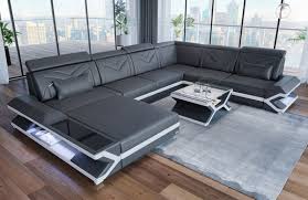 Free delivery over £40 to most of the uk great selection excellent customer service find everything for a beautiful home. San Fransisco Leather Sectional Sofa Sofadreams
