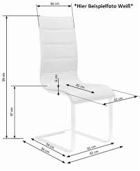 Hallo hr.dr.busse, meine 16 monate alte tochter hat gestern und heute zweifarbigen stuhl. 4er Set Design Esszimmerstuhl St 888 Schwarz Weiss Glanzend Freischwinger Schwingstuhl Stuhl Design Impex