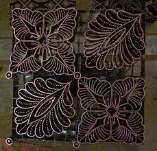 Gambar Batik Cap Flower Di 2020 Batik Pola Seni Tradisional