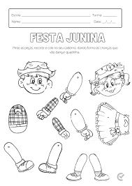 Imagens engraçadas, lindas ilustrações, desenhos para crianças. 17 Atividades De Festa Junina Para Imprimir E Colorir