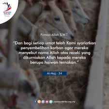 Firman allah tentang rezeki : Yayasan Ikhlas Ikongsi Syariat Sembelihan Setiap Kali Penyembelihan Korban Telah Disyariatkan Untuk Menyebut Nama Allah Dan Tujuan Ibadah Korban Itu Adalah Supaya Manusia Bersyukur Dengan Segala Nikmat Dan Rezeki Yang