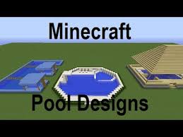 Minecraft Swimming Pool Designs And Ideas Live Commentary Youtube