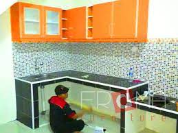 Lemari pakaian minimalis motif kayu apartemen branz cilandak jakarta; Jual Kitchen Set Jakarta Pusat Kota Tangerang Maulana Furniture Tokopedia