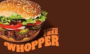 Burger king whopper meal consists of the following: Burger King Free Whopper Get Me Free Samples