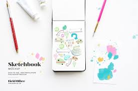 All free psd mockups you will find with lot of sub categories,just browse these freebies and use them for your commercial and personal projects. Sketchbook Desk Scene Mockup Psd Mockup Free Images 3d Mockups Logo