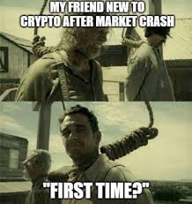 Or is this just normal volatility for an unpredictable market? My Friend New To Crypto After Market Crash Meme Finance Memes Tips Photos Videos