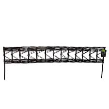 Willow hurdle fencing and woven willow edgings in a garden. 6 16 H X 47 L Mgp Woven Willow Edging Gardening Patio Lawn Garden Lparsa Com