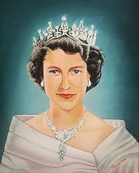 Queen Elizabeth 11 Painting by Javed Hafeez