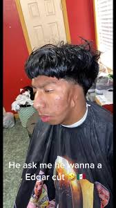 Dyed Patch Edgar Cut