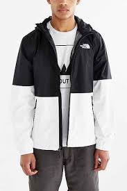 Black And White North Face Rain Jacket Lightweight Men S Coats Jackets Jackets Outerwear Jackets