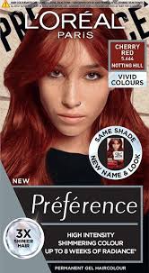 Стойкая краска для волос L'Oreal Paris Preference Vivid Colors, 5.664  Cherry Red C29 цена