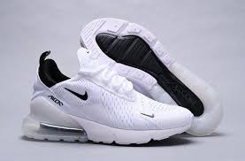 Mens Womens Nike Air Max 270 Sneakers White White Black Ah8050 100 Nike Air Max Nike Air Max For Women Nike Shoes Women