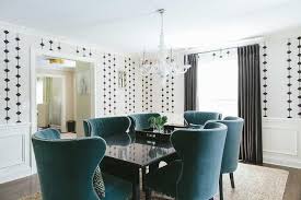 Lucky for you, i did finish my pretty, peacock blue dining room before the summer even started. Peacock Blue And Black Dining Rooms Design Ideas