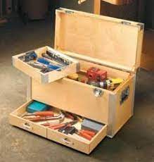 The box itself comes of sturdy plastic to let you use the empty box. 15 Free Toolbox Plans For Woodworkers Wood Tool Box Tool Box Diy Woodworking Projects