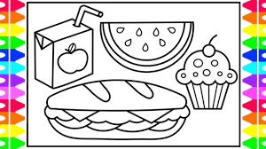 1024x819 easy kids drawings easy drawings for kids animals 23890 cedrqu. How To Draw Food Step By Step For Kids Yummy Food Drawings For Kids Fun Coloring Pages Youtube