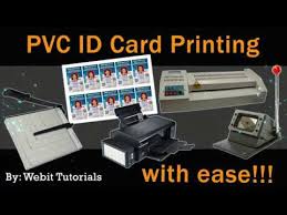 Make an id card with adobe spark post. Pvc Id Card Printing Short Complete Guide Youtube