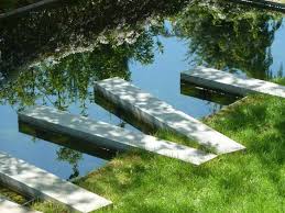Eva Wagnerova Relecting Pool With Granite Patio In Brno Czech Republic Gardenista Landscape Design Garden Pool Landscape