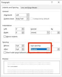 Change line spacing for part of your document select the paragraphs you want to change. How To Double Space In Microsoft Word