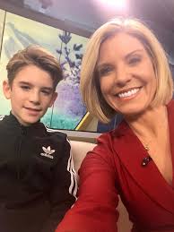 I have a helper with me an tonight's Olympic Zone show. My kids kinda like  coming to work with me from time to time! WBAL-TV 11 Baltimore