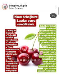 alinti bebeklere kiraz ne zaman verilir bebek yogurt ki raz