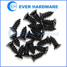 Black Wood Screws Tiny Miniature Small Black Plated Steel Wood Screw Cnc Machine Metals Cnc Parts Metal Processing