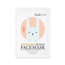My face masks are not a replacement for medical grade personal protective equipment. Lookatme Vegetable Bunny Face Mask 1pc Yesstyle