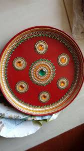 Pin By Ritupasati On Acrylic Creation Arti Thali Decoration Thali Decoration Ideas Diy Diwali Decorations