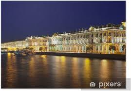 Das aelteste gebaeude auf dem schlossplatz in sankt petersburg ist der majestaetische barocke winterpalast von rastrelli. Poster Winterpalast In Sankt Petersburg Pixers Wir Leben Um Zu Verandern